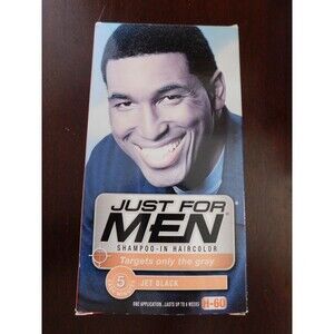 Just For Men Shampoo In Hair Color Jet Black H-60 NEW